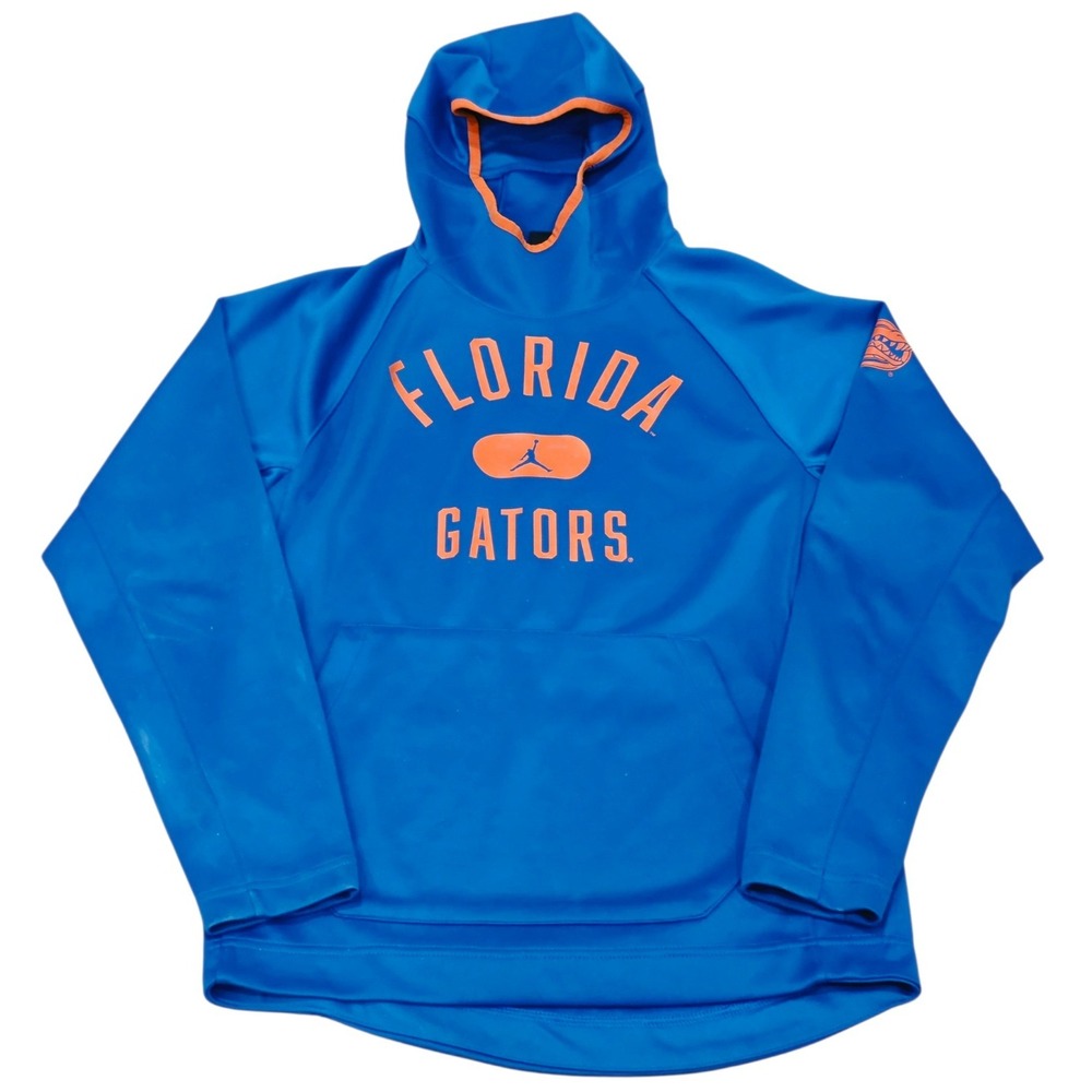 Jordan Florida Gators Hoodie Mens Small Blue Orange Jumpman NCAA Pullover